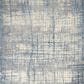 Nourison Rush 3"2" x 5" Ivory and Blue Area Rug, , large