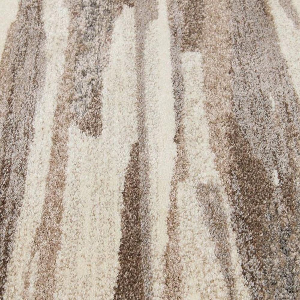 Central Oriental Structures Bryson Buff and Metal 7'10" x 9'10" Area Rug, , large