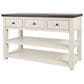 Waltham Madison County Sofa Table in Vintage White, , large