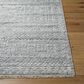 Surya Pompei Charcoal, Black, White, Light Slate, Beige and Teal 10" x 14" Area Rug, , large