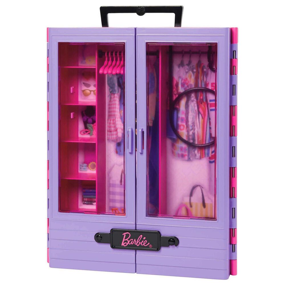 Barbie Doll with Ultimate Closet Accessories and Clothes in Multicolor, , large