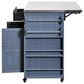 HOMLUX 41.9" Outdoor Extendable Kitchen Island in Gray, , large