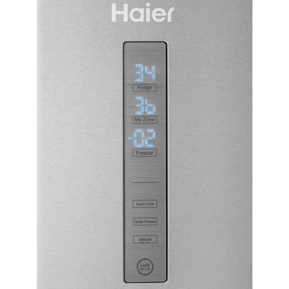 Haier 15 Cu. Ft. Bottom Freezer Refrigerator in Stainless Steel, , large