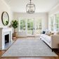 Dalyn Rug Company Soft Essentials Solid Silver 5" x 7"6" Indoor/Outdoor Area Rug, , large