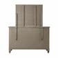 Belle Furnishings Americana Farmhouse 4 Piece Queen Sleigh Bedroom Set in Dusty Taupe and Black, , large