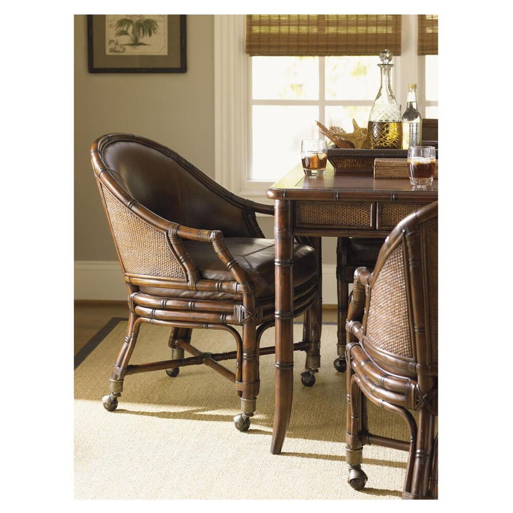 Sligh Bal Harbour Rum Runner Desk Chair in Rich Sienna, , large