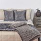 Ann Gish Stria King Coverlet in Pumice, , large