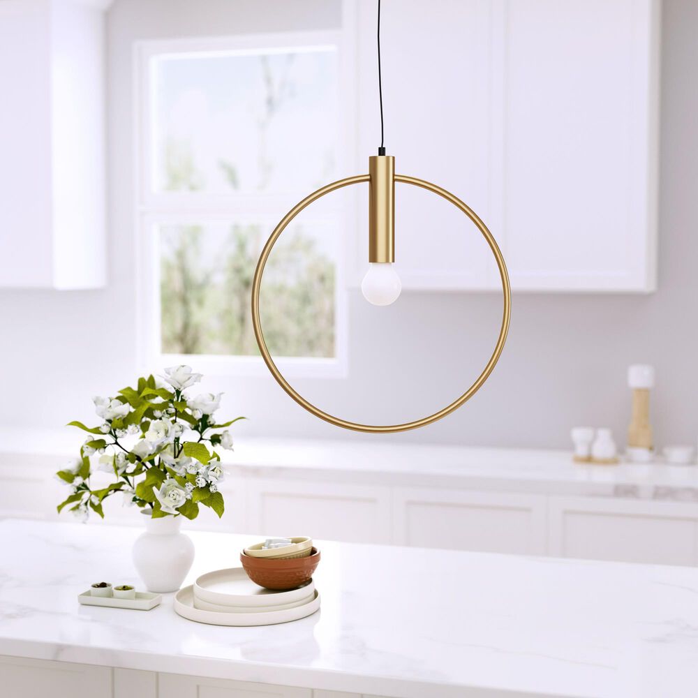 Zuo Modern Irenza Ceiling Lamp in Brass, , large
