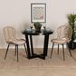 Baxton Studio Brenna Side Chair in Black and Greywashed (Set of 2), , large