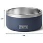 YETI Boomer 4-Cup Dog Bowl in Navy, , large