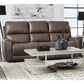 Simeon Collection Hancock Power Reclining Zero Gravity Sofa with Drop Down Table in Bette Hazel, , large