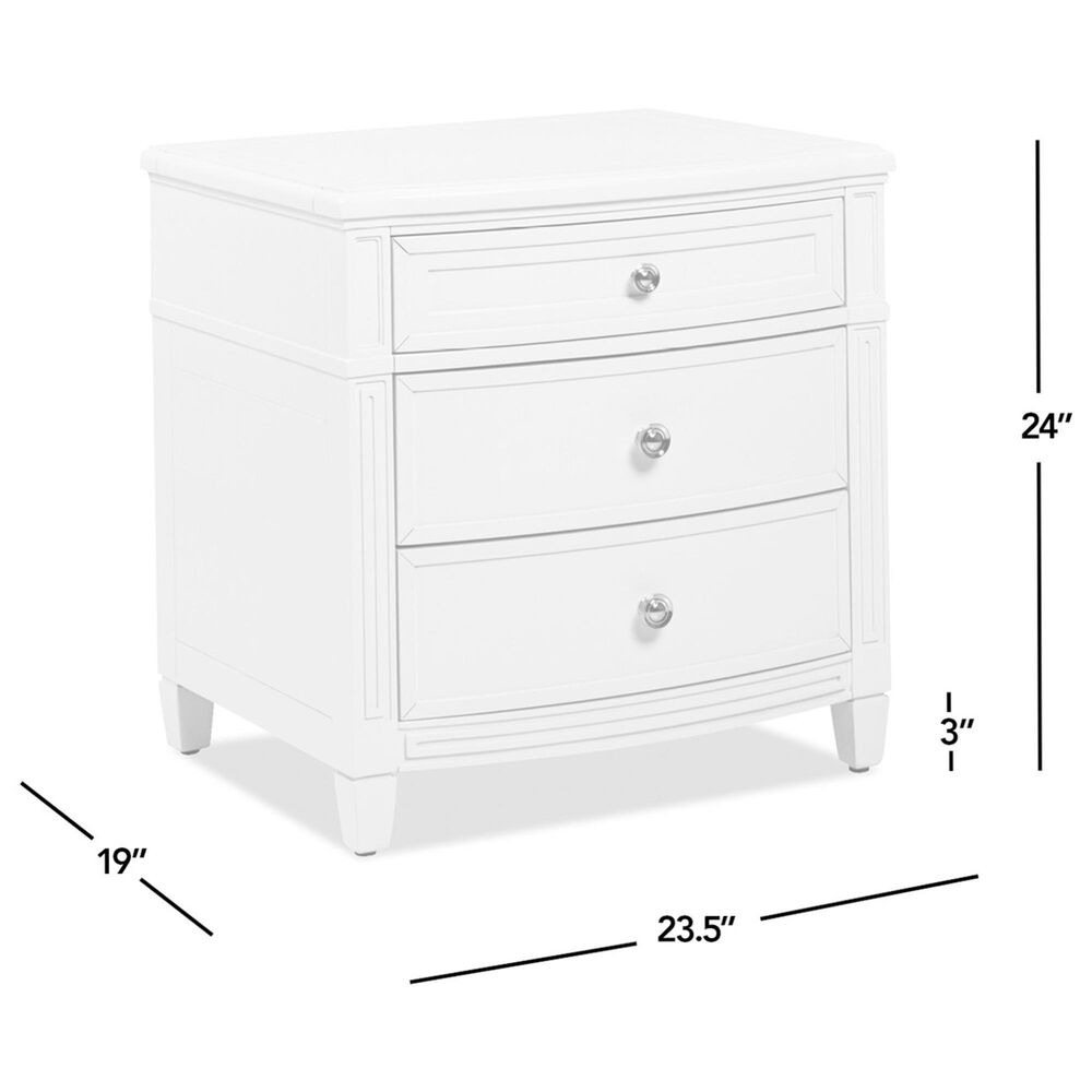 Jennifer Taylor Home Dauphin End Table in Merino White, , large