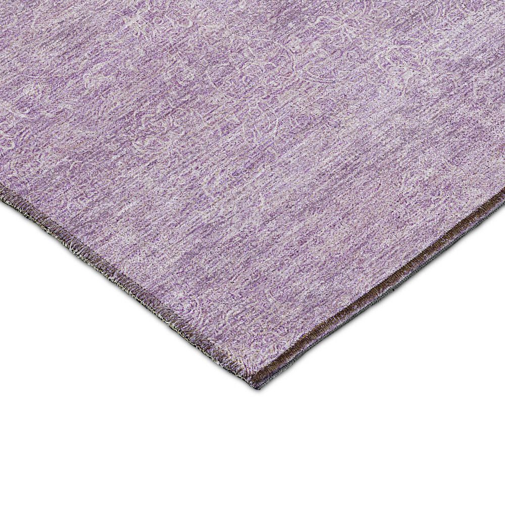 Dalyn Rug Company Burano BU1 2&#39;3&quot; x 7&#39;6&quot; Lavender Indoor/Outdoor Runner, , large