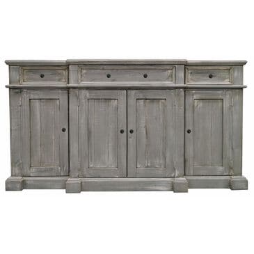 Santa Fe Rustic Michael Angelo Console in Feather Gray, , large