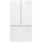 GE Appliances 27.0 Cu. Ft. 3-Door French-Door Refrigerator Energy Star In White, , large