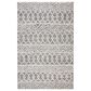 Safavieh Micro-Loop MLP203A 3" x 5" Ivory and Black Area Rug, , large