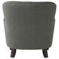 Noble House Tafton Club Chair with Ottoman in Gray, , large