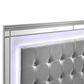 New Heritage Design Valentino Queen Bed in Silver, , large