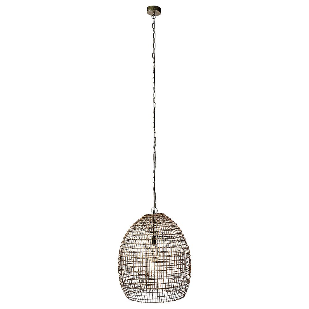 Mercana Aruba 1-Light Pendant with Medium Brown Shade, , large