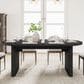GARVEE 71" Oval Dining Table in Black - Table Only, , large