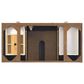 James Martin Vanities Myrrin 48" Vanity in Mid-Century Walnut with Single Hole and 3 cm White Zeus Quartz Top & Backsplash, , large