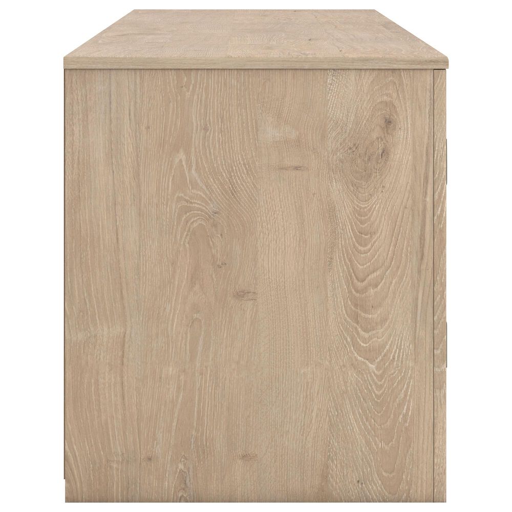 Ashley Cayboni 71&quot; Fireplace Console in Tan and Black, , large