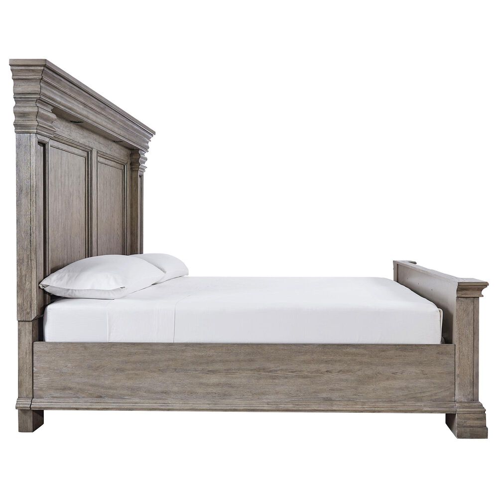 Millenium Blairhurst 3-Piece Queen Panel Bedroom Set in Light Grayish Brown, , large