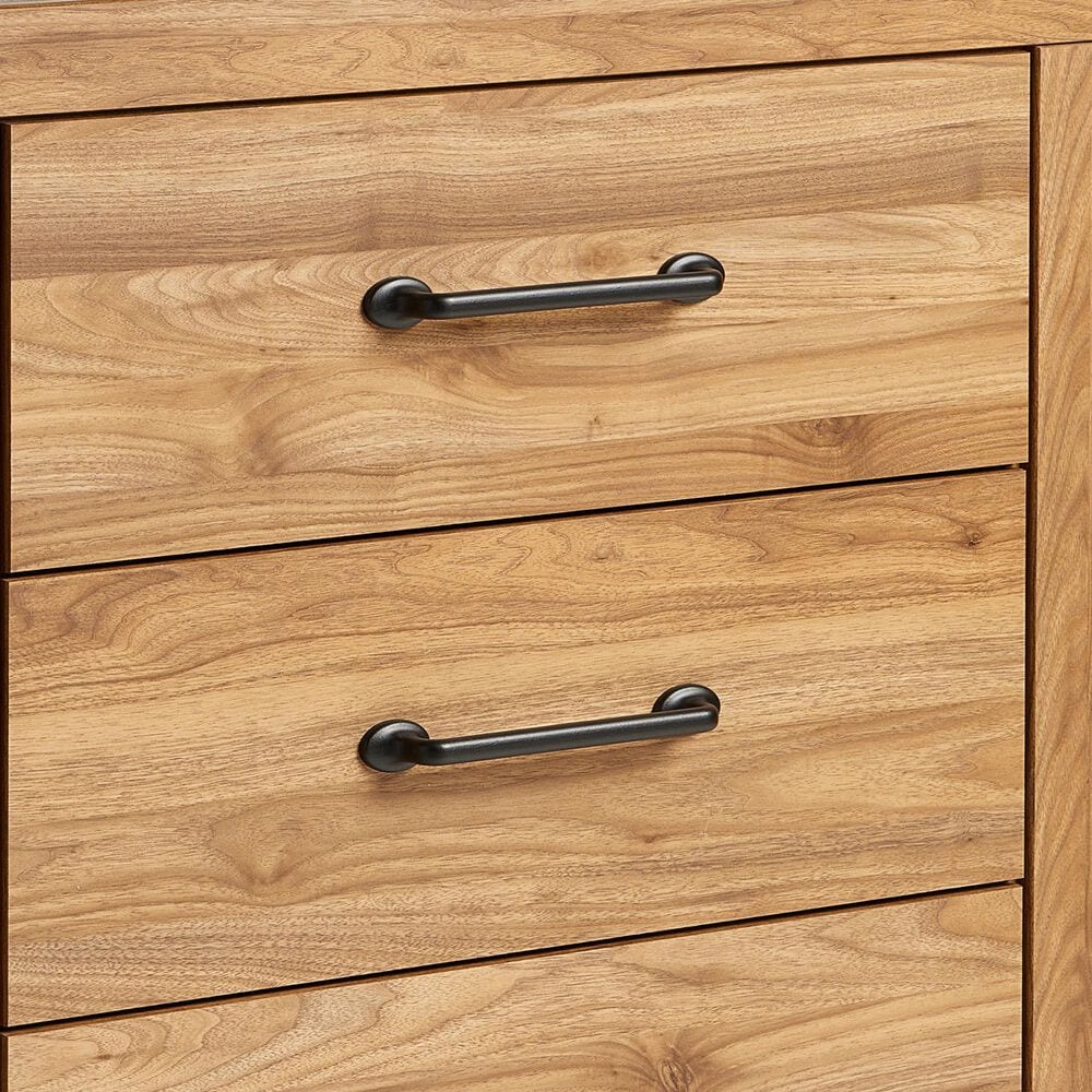 Ashley Pasklyn 6-Drawer Dresser in Rich Honey Brown, , large