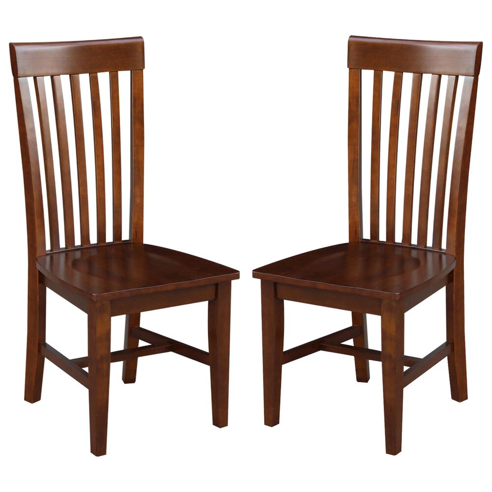 International Concepts Mission Chair in Espresso (Set of 2), , large
