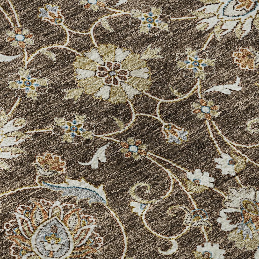 Dalyn Rug Company Hatay HY1 8&#39; Round Chocolate Area Rug, , large