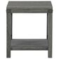 Ashley Freedan Square End Table in Grayish Brown, , large