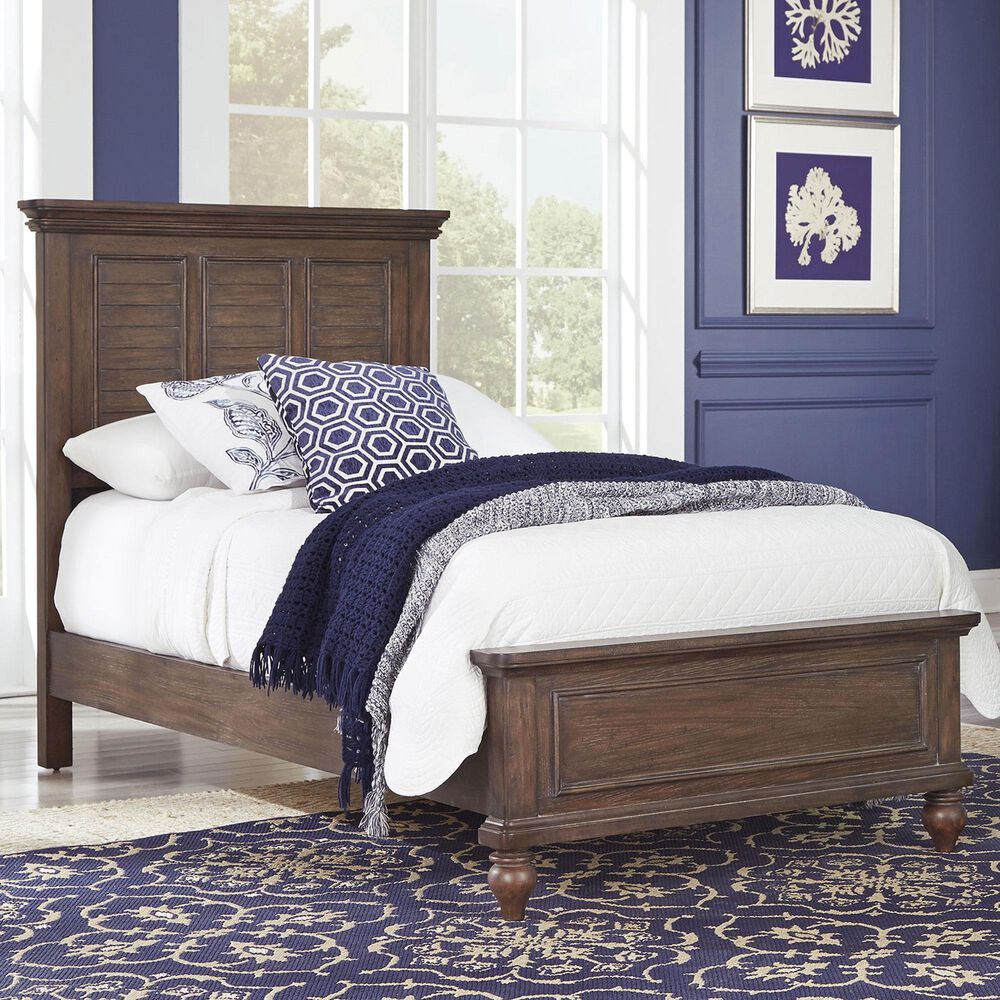 Homestyles Southport Twin Bed in Distressed Oak, , large