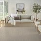 Nourison Courtyard Ivory and Silver 8" Square Indoor/Outdoor Area Rug, , large
