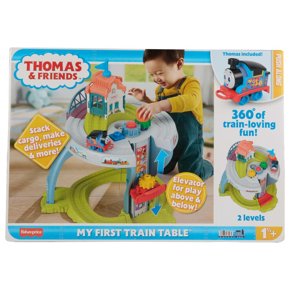 Fisher Price My First Train Table with Track and Fine Motor Activities in Multicolor, , large
