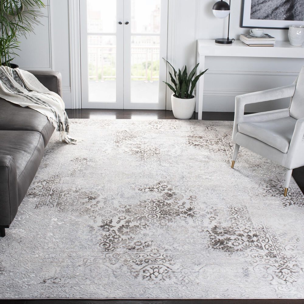 Safavieh Orchard ORC684 9&#39; x 12&#39; Grey and Light Grey Area Rug, , large
