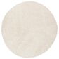 Safavieh August Shag AUG900C 3" Round Ivory Area Rug, , large