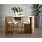 Club Collection By Sunpan Romilly Kitchen Island in Light Wash and White, , large