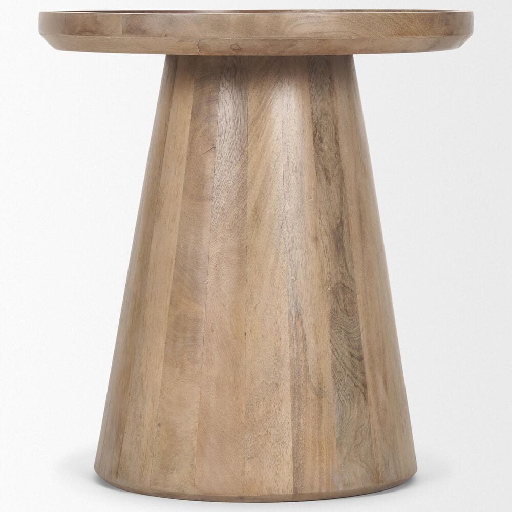 Mercana Takoda End Table in Light Brown, , large