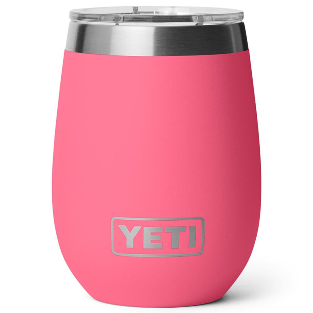YETI Rambler 10 Oz Wine Tumbler with MagSlider Lid in Tropical Pink, , large