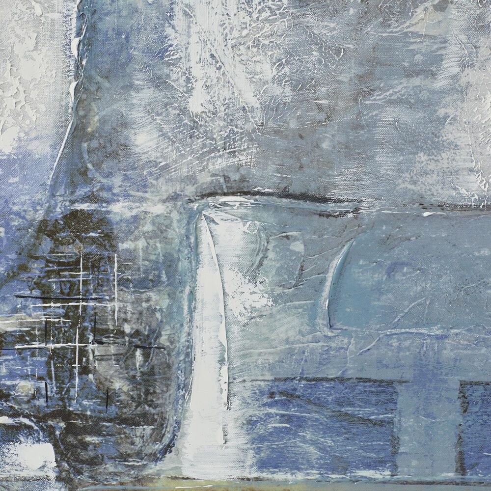 Maple and Jade 28&quot; x 55&quot; Abstract Wall Art in Neutral Gray, , large