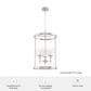 Hunter Xidane 3-Light Foyer Lantern in Brushed Nickel, , large