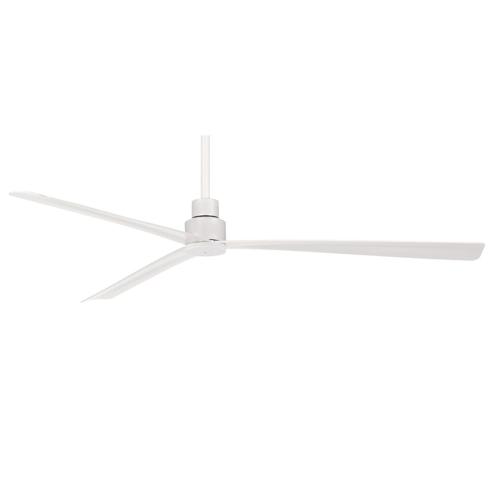 Minka-Aire Simple 65" Indoor/Outdoor Ceiling Fan in Flat White, , large