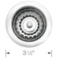 Blanco Decorative Basket Strainer in Chrome, , large