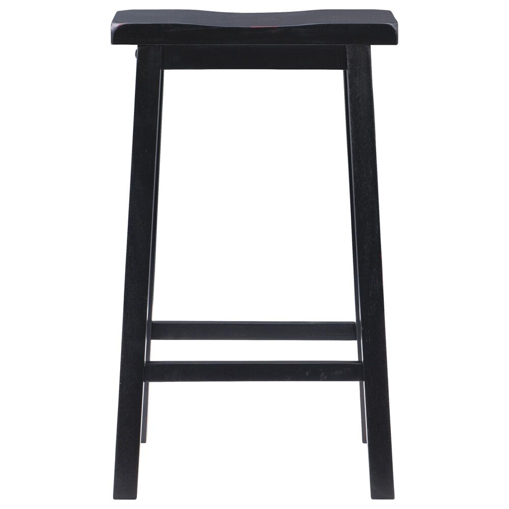 Linon Home Decor Beamon Bar Stool in Antique Black, , large
