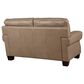 Bordeaux & Co Stationary Leather Sofa and Loveseat Set in Juno Pebble, , large