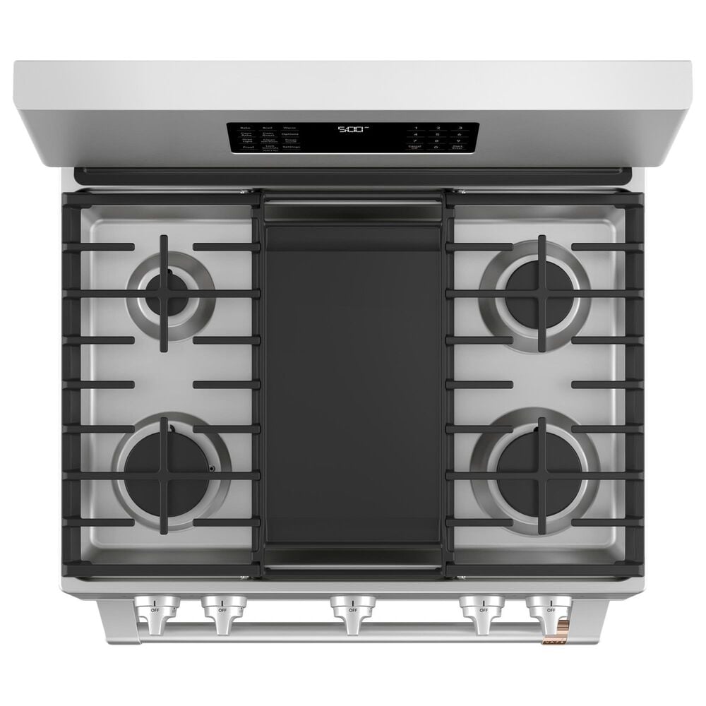 Cafe 5.6 Cu. Ft. Freestanding Gas Range with Convection in Stainless Steel, , large