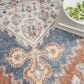 Nourison Astra Machine Washable ASW11 9" x 12" Denim and Multicolor Area Rug, , large