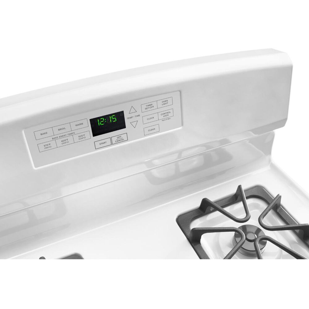 Amana 5.0 Cu. Ft. Gas Range with Self-Clean Option in White, , large