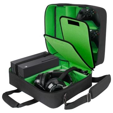 USA Gear S Series Console Case for Xbox Series S, Xbox X in Black and Green, , large