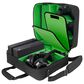 USA Gear S Series Console Case for Xbox Series S, Xbox X in Black and Green, , large